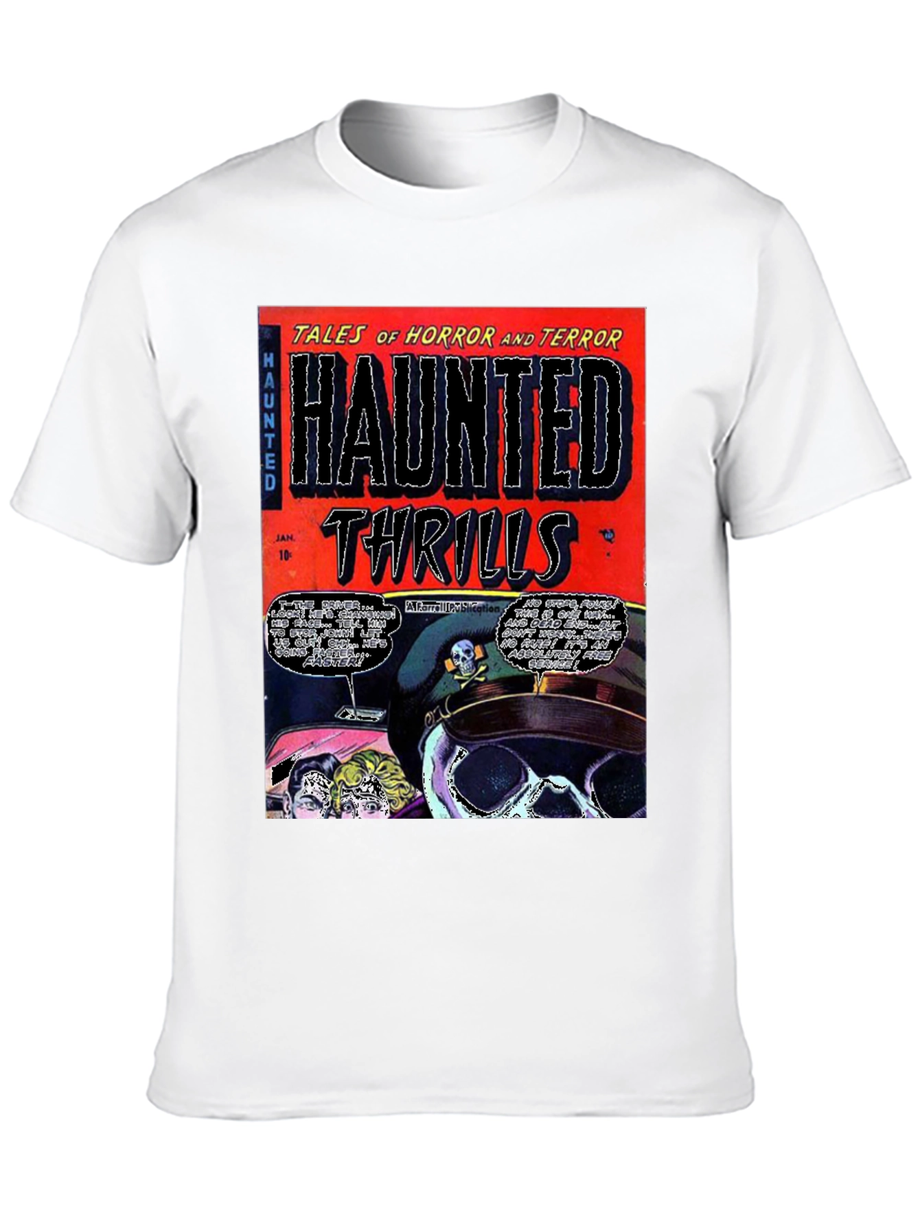 Haunted Thrills Comic Book T-Shirt