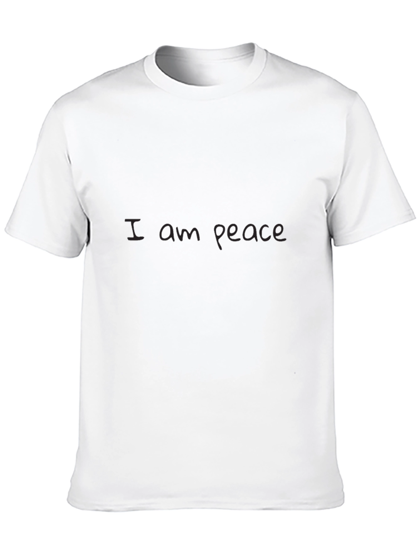 I am peace - Black T-Shirt