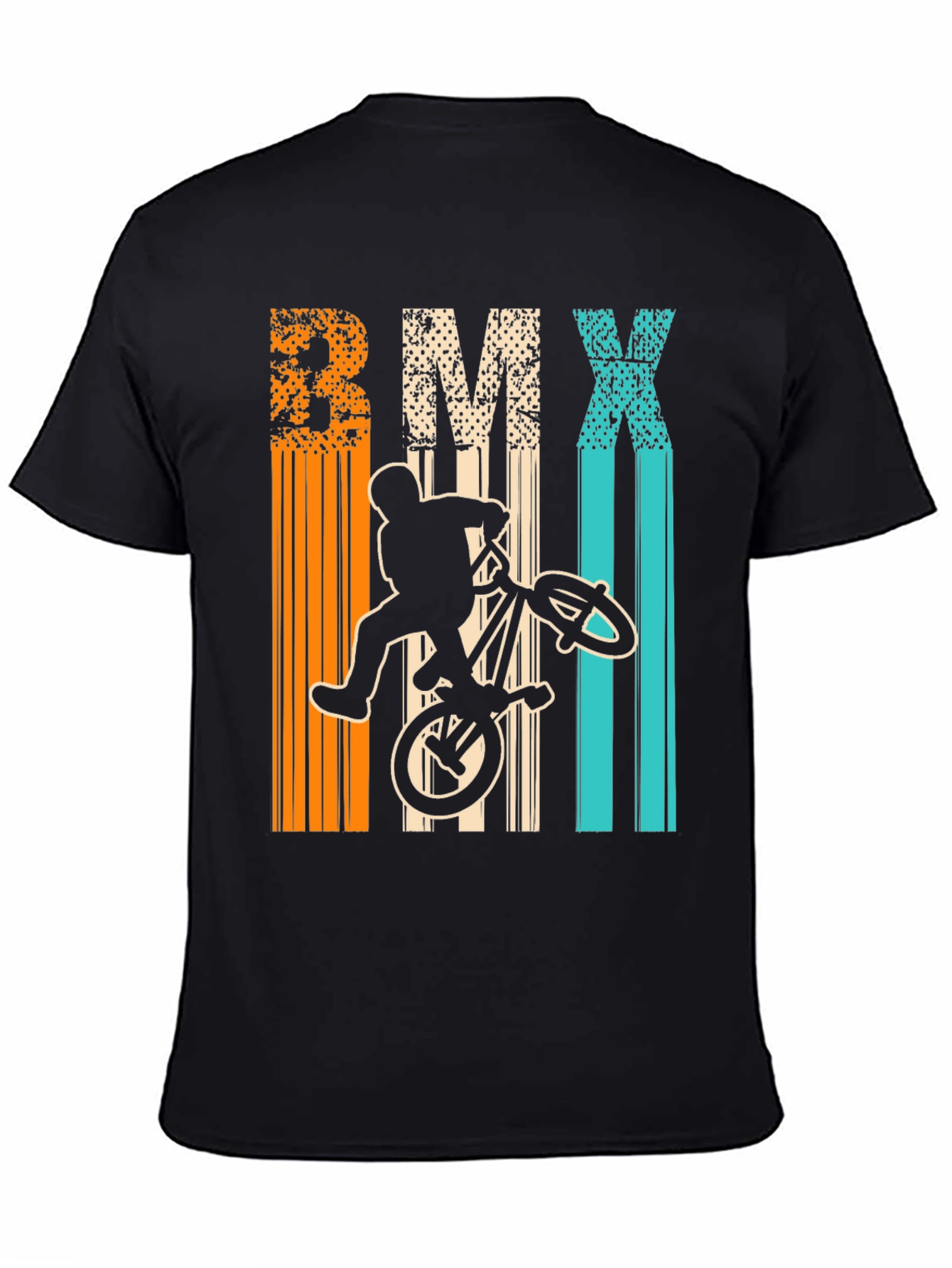 BMX Rider Graphic Tee - Retro Style