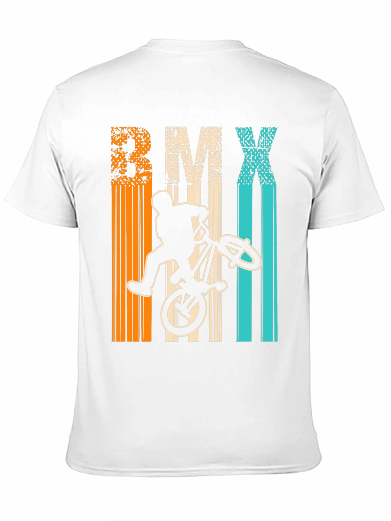 BMX Rider Graphic Tee - Retro Style