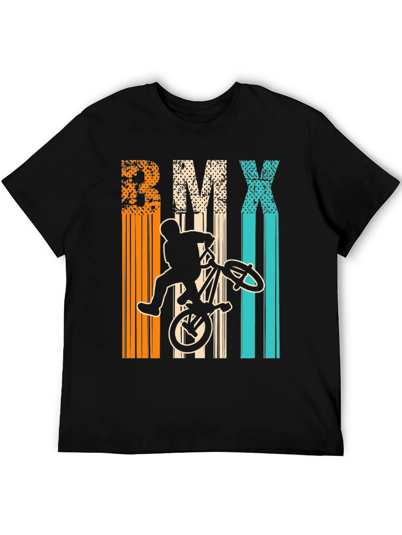 BMX Rider Graphic Tee - Retro Style