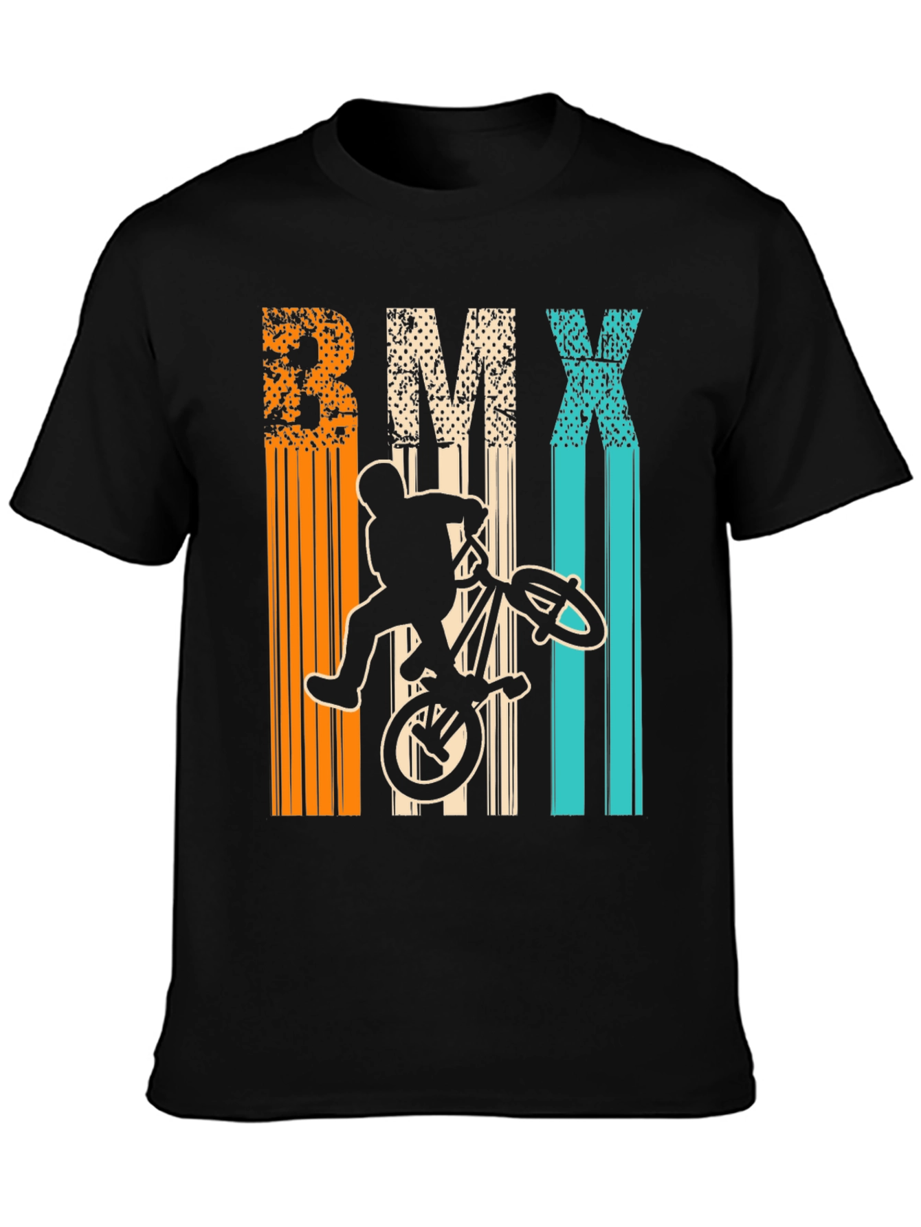 BMX Rider Graphic Tee - Retro Style
