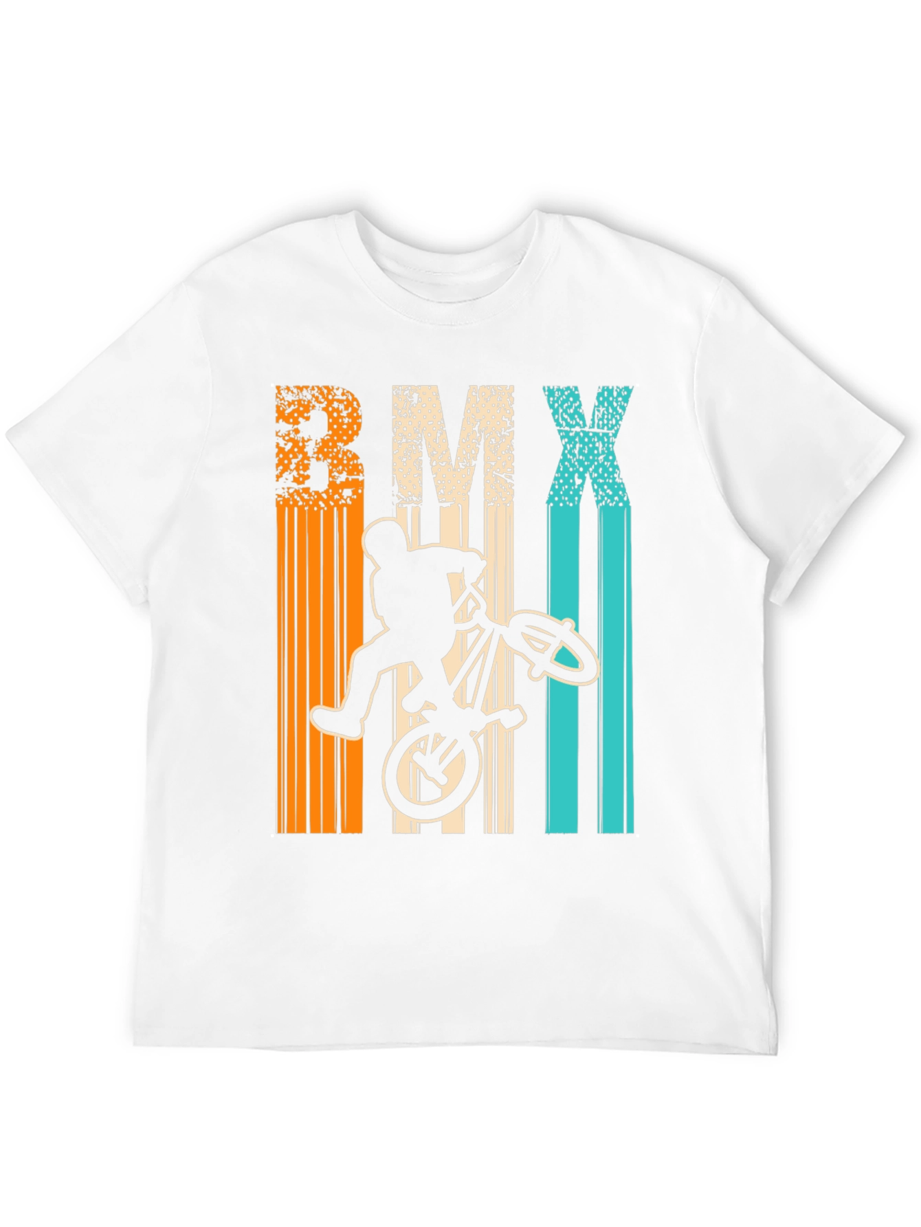 BMX Rider Graphic Tee - Retro Style