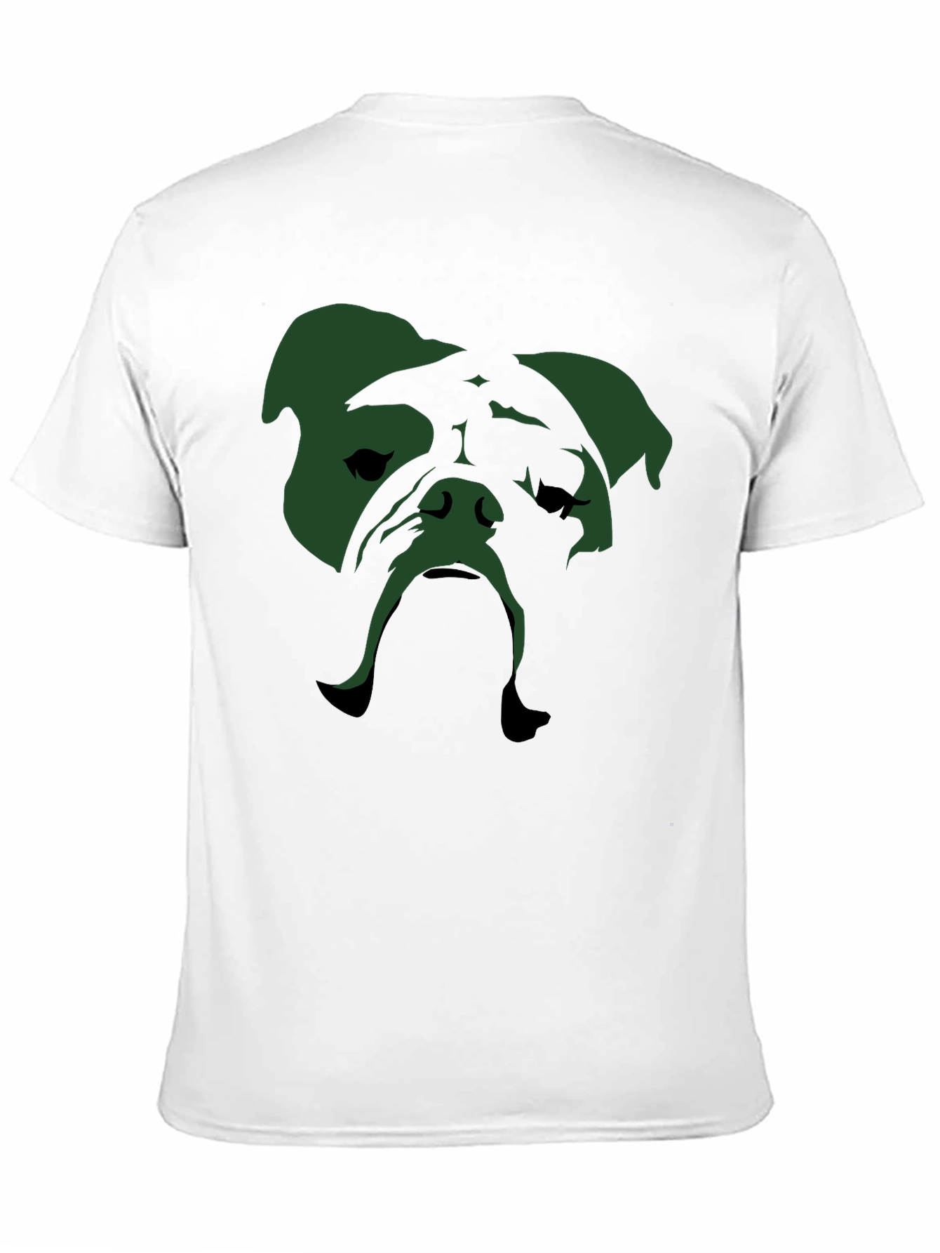 Bulldog Graphic Tee - Mens Black Crew Neck T-Shirt