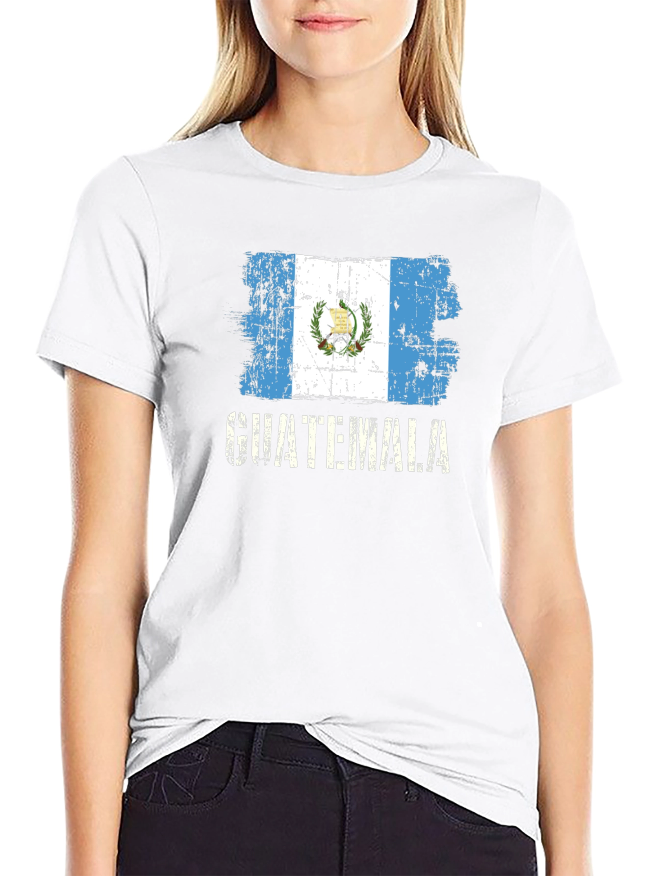Guatemala Flag Graphic T-Shirt