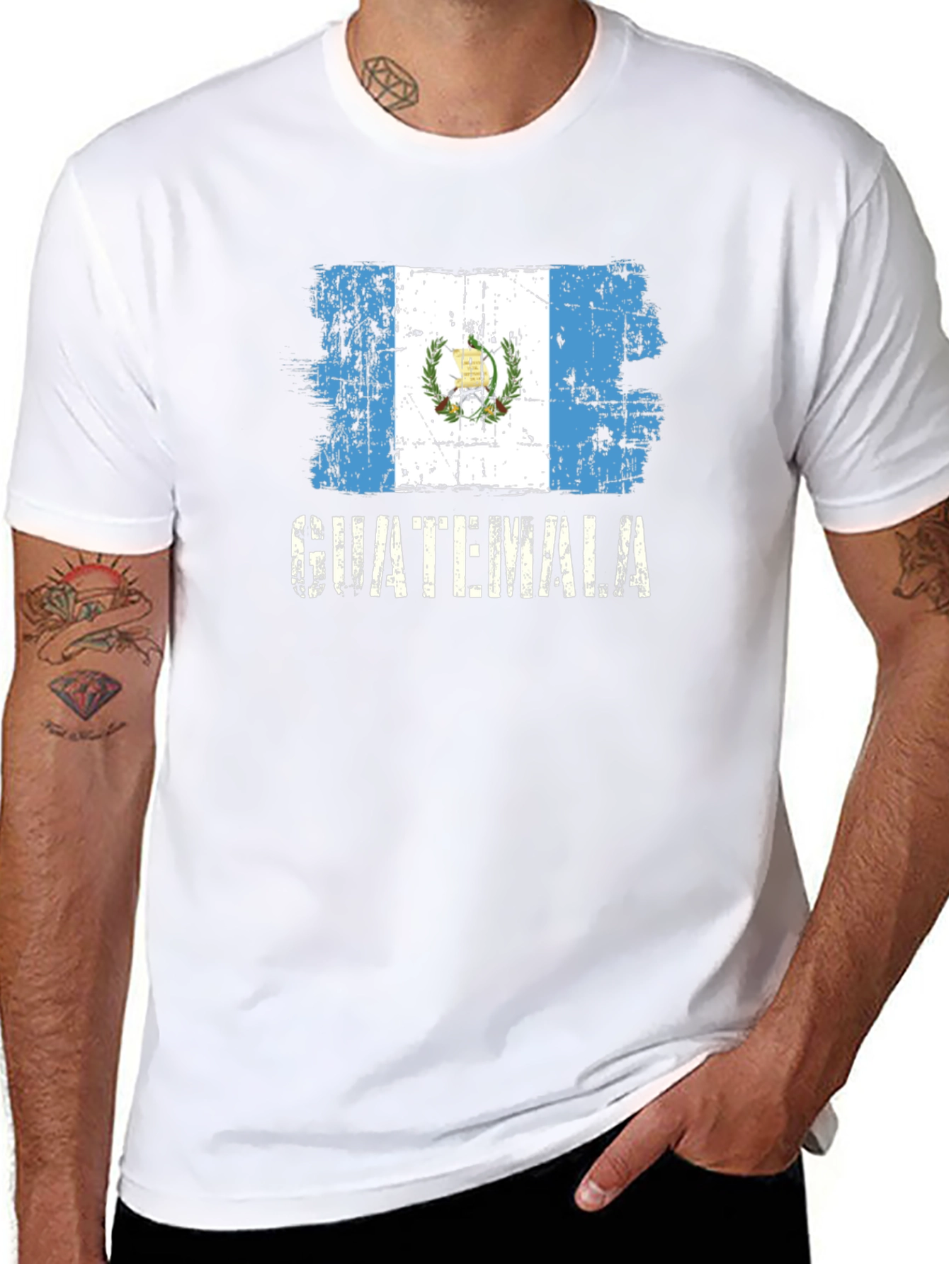 Guatemala Flag Graphic T-Shirt