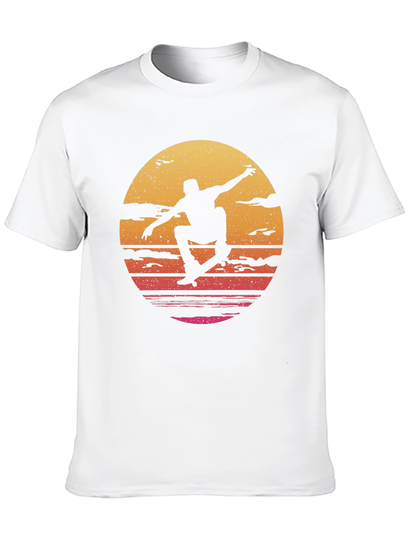 Skate Sunset Graphic Tee - Black