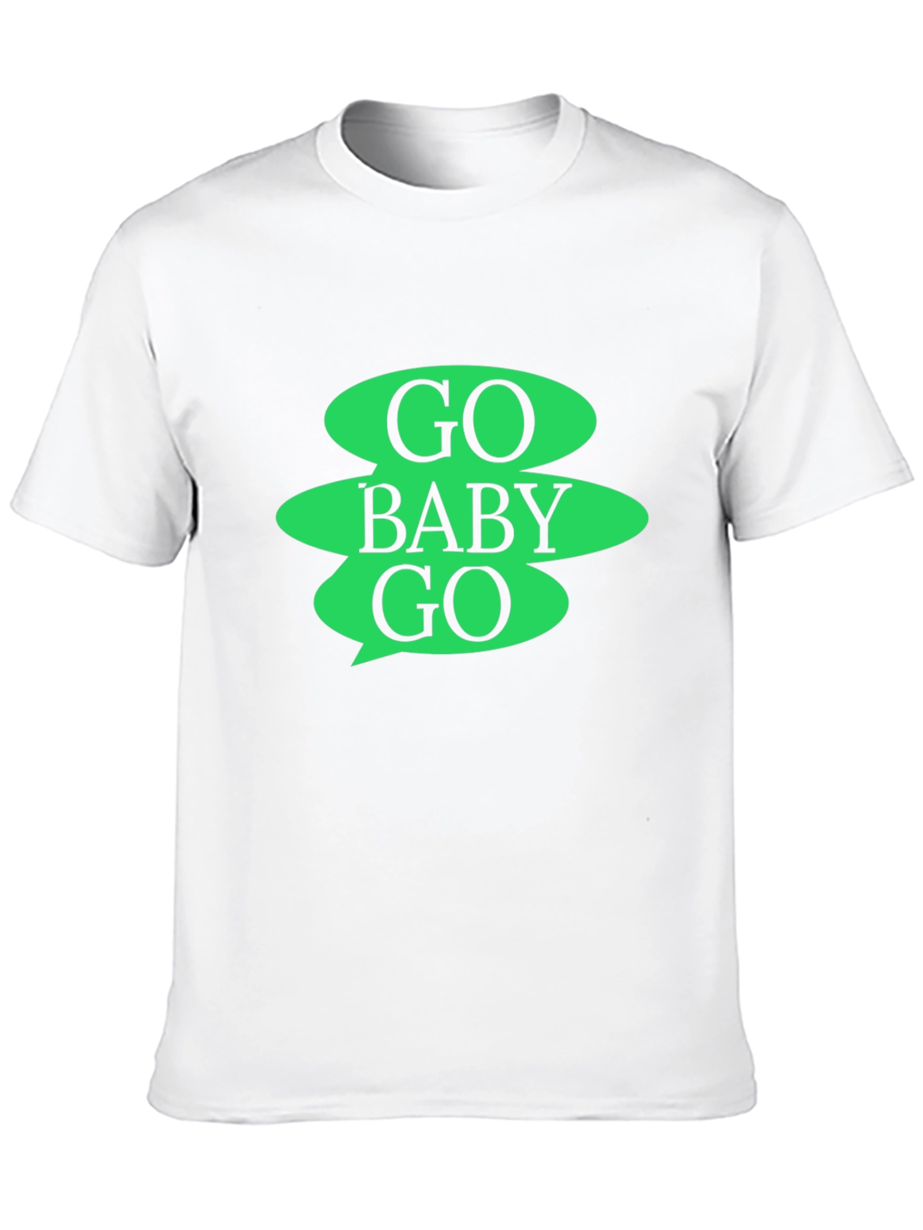 Go Baby Go Graphic Tee - Black Cotton Casual