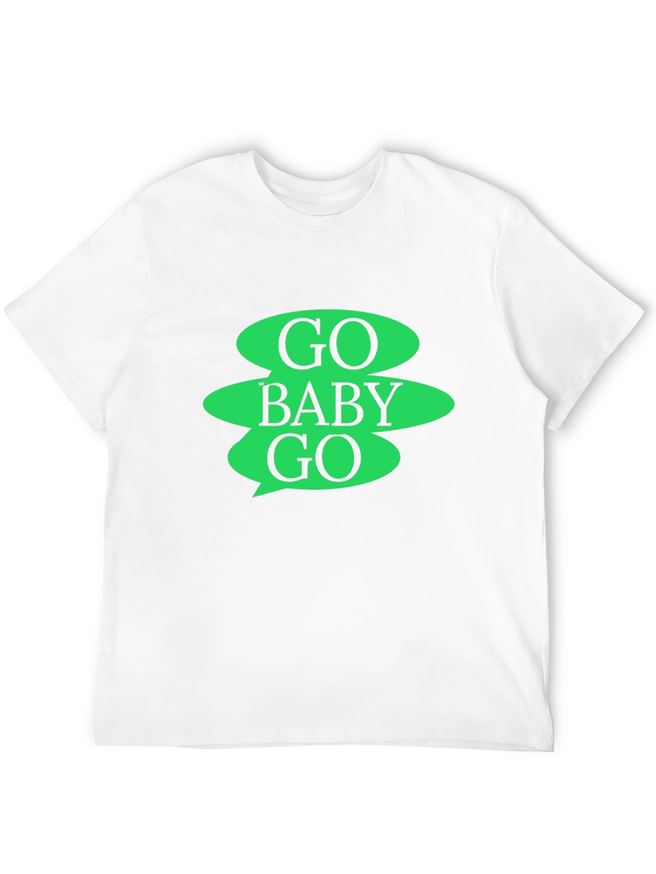 Go Baby Go Graphic Tee - Black Cotton Casual
