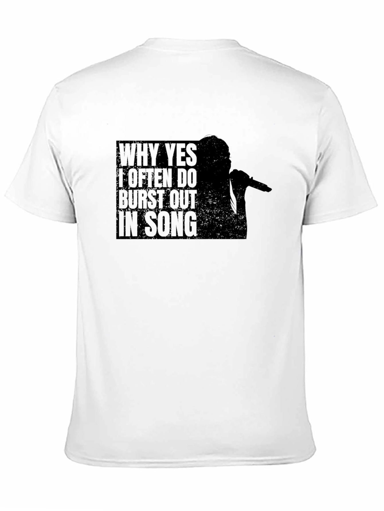Burst Out In Song T-Shirt - Comfy Cotton Tee