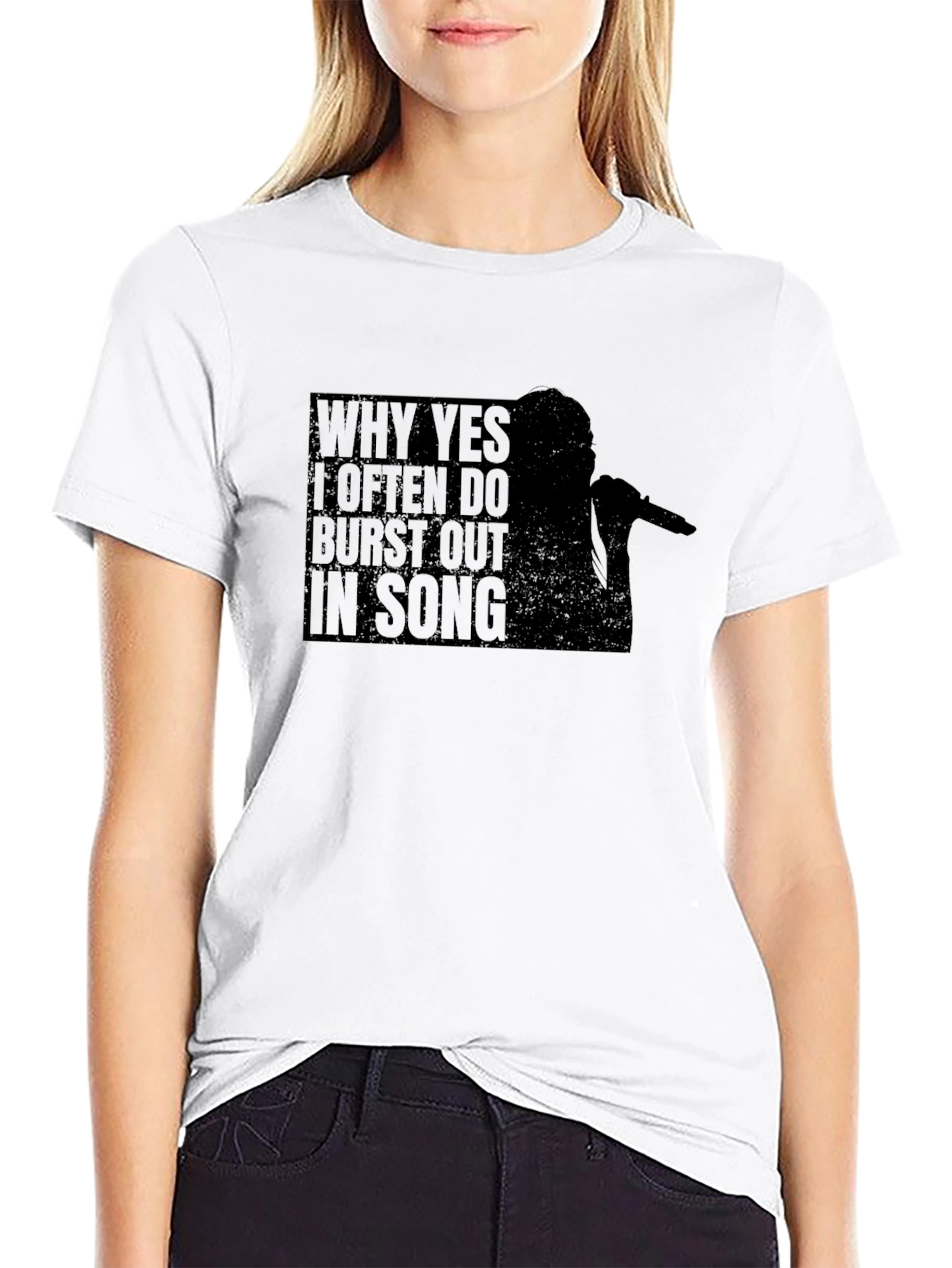 Burst Out In Song T-Shirt - Comfy Cotton Tee