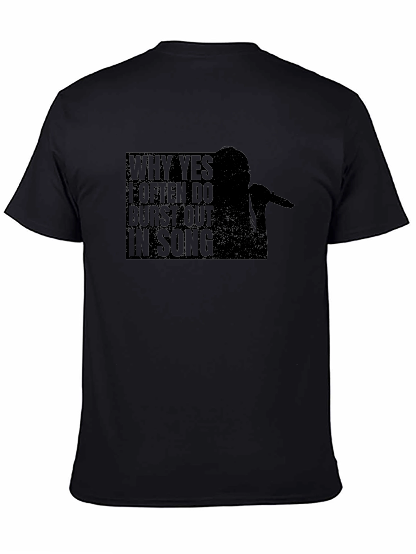 Burst Out In Song T-Shirt - Comfy Cotton Tee