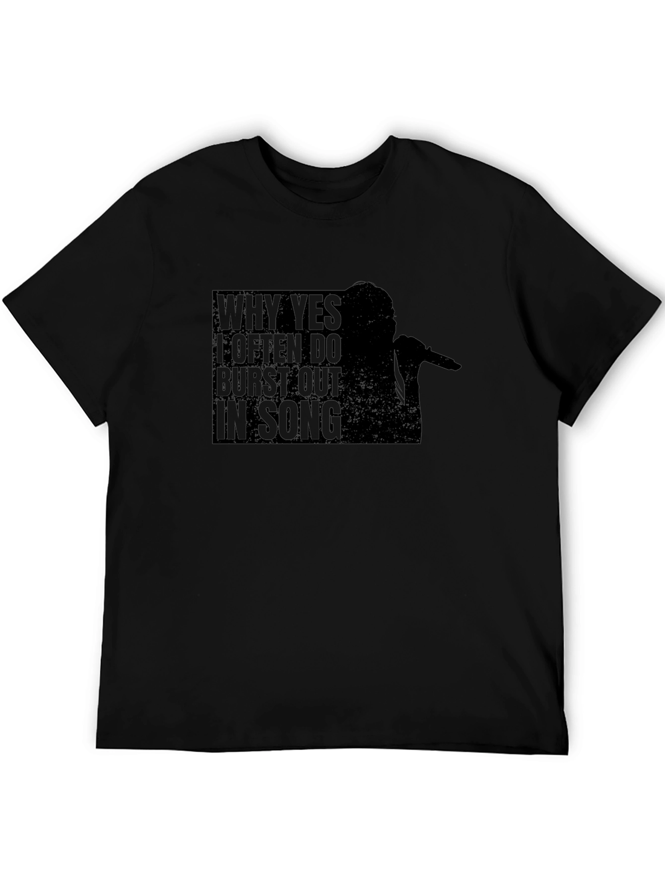 Burst Out In Song T-Shirt - Comfy Cotton Tee