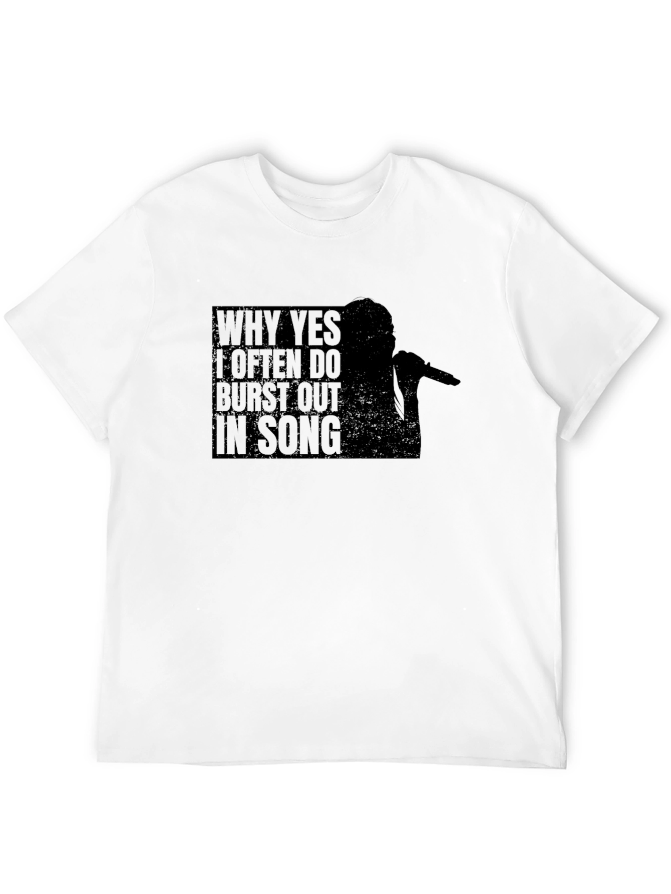Burst Out In Song T-Shirt - Comfy Cotton Tee