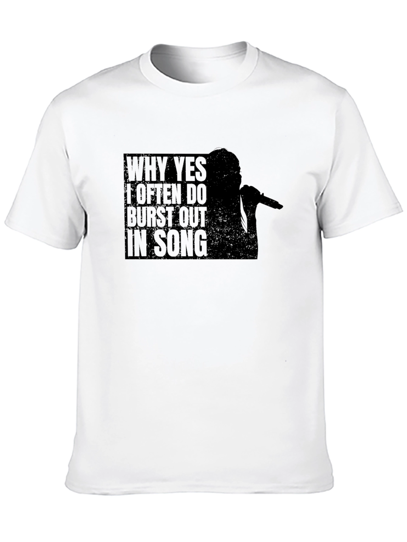 Burst Out In Song T-Shirt - Comfy Cotton Tee