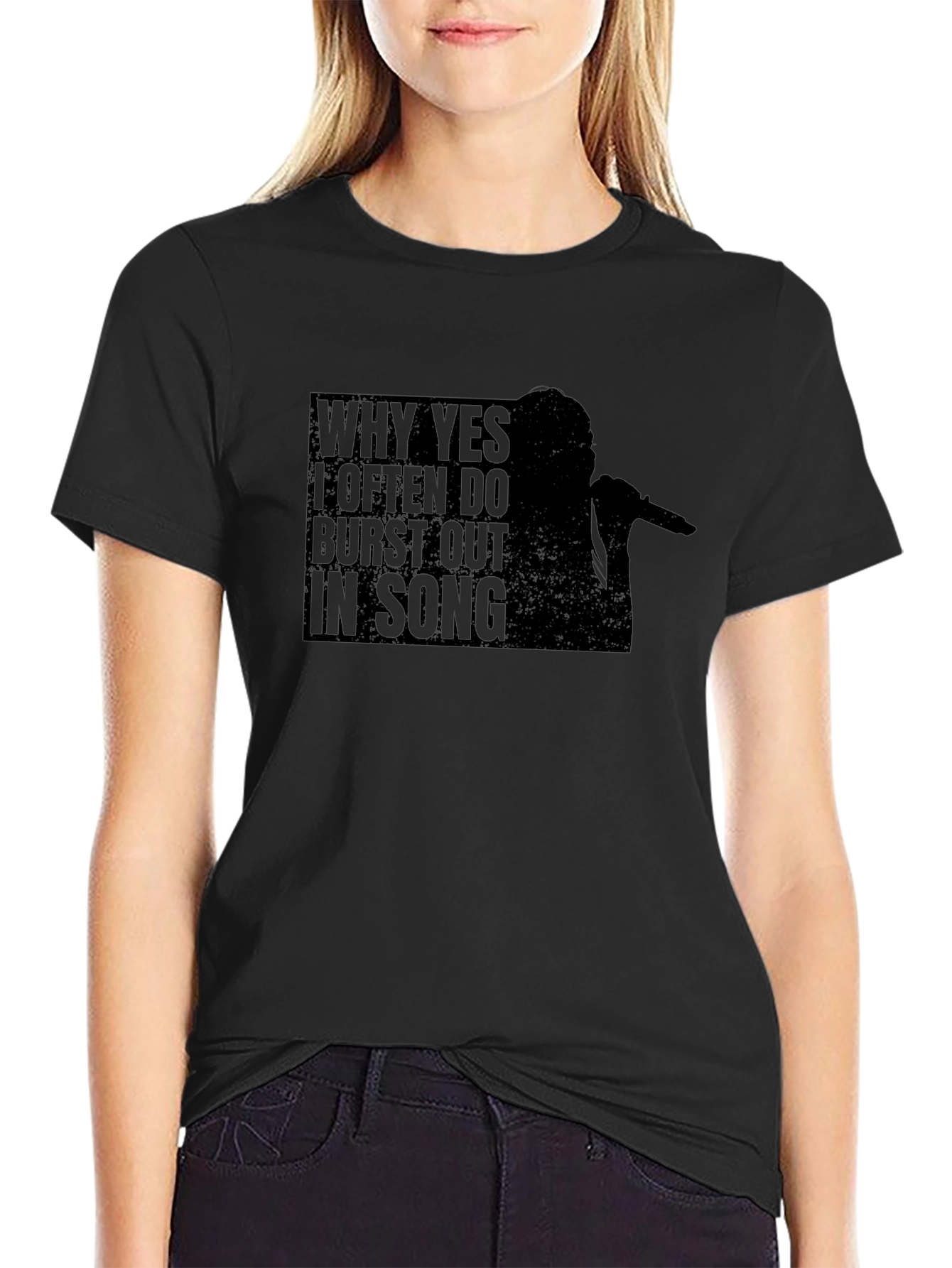 Burst Out In Song T-Shirt - Comfy Cotton Tee