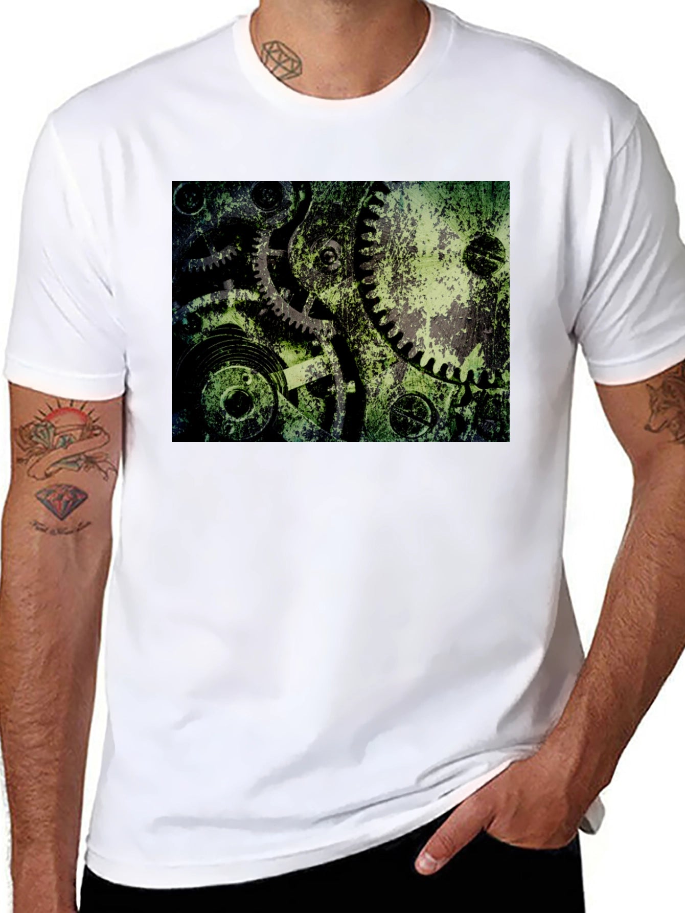 Steampunk Gear T-Shirt - Unique Design