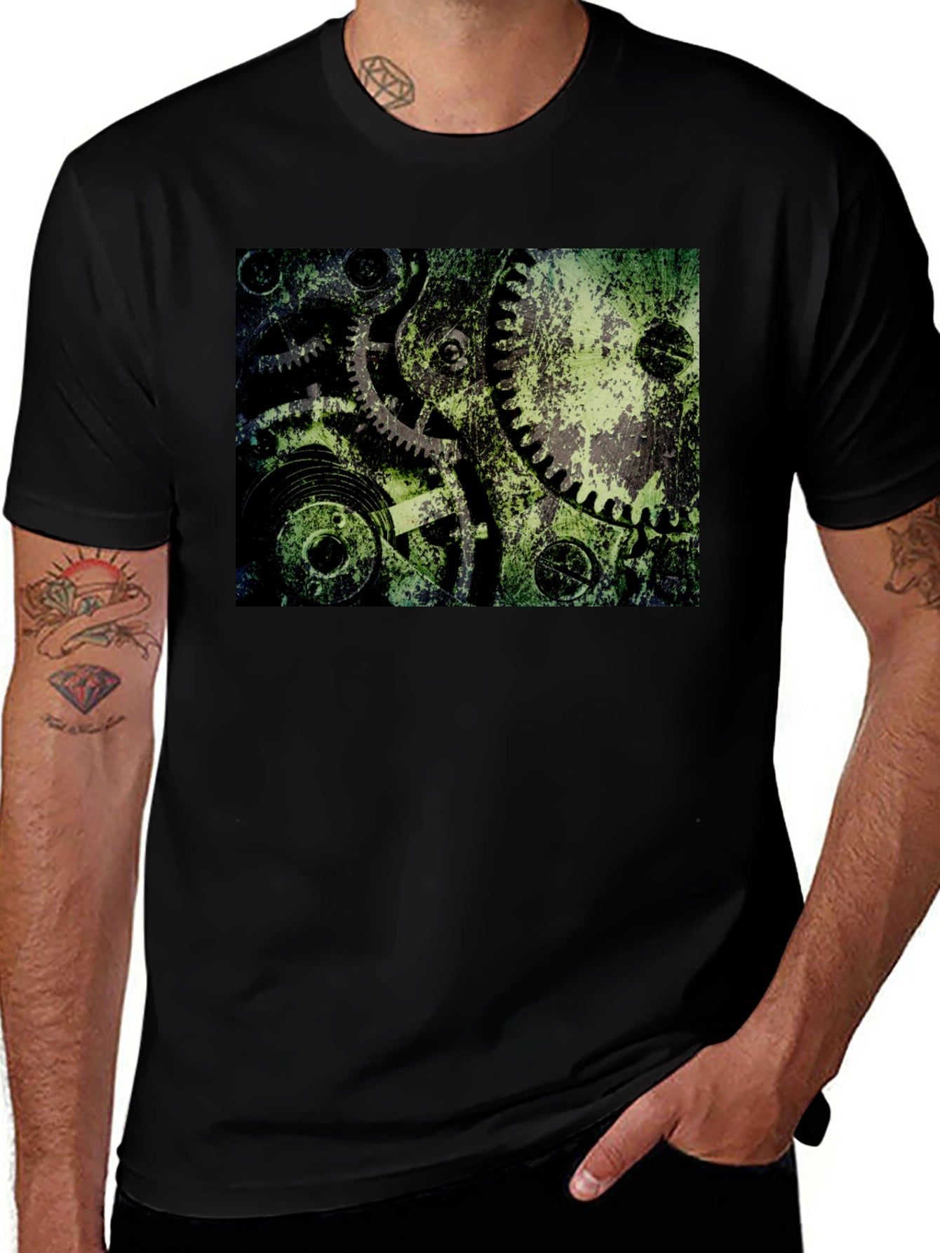 Steampunk Gear T-Shirt - Unique Design