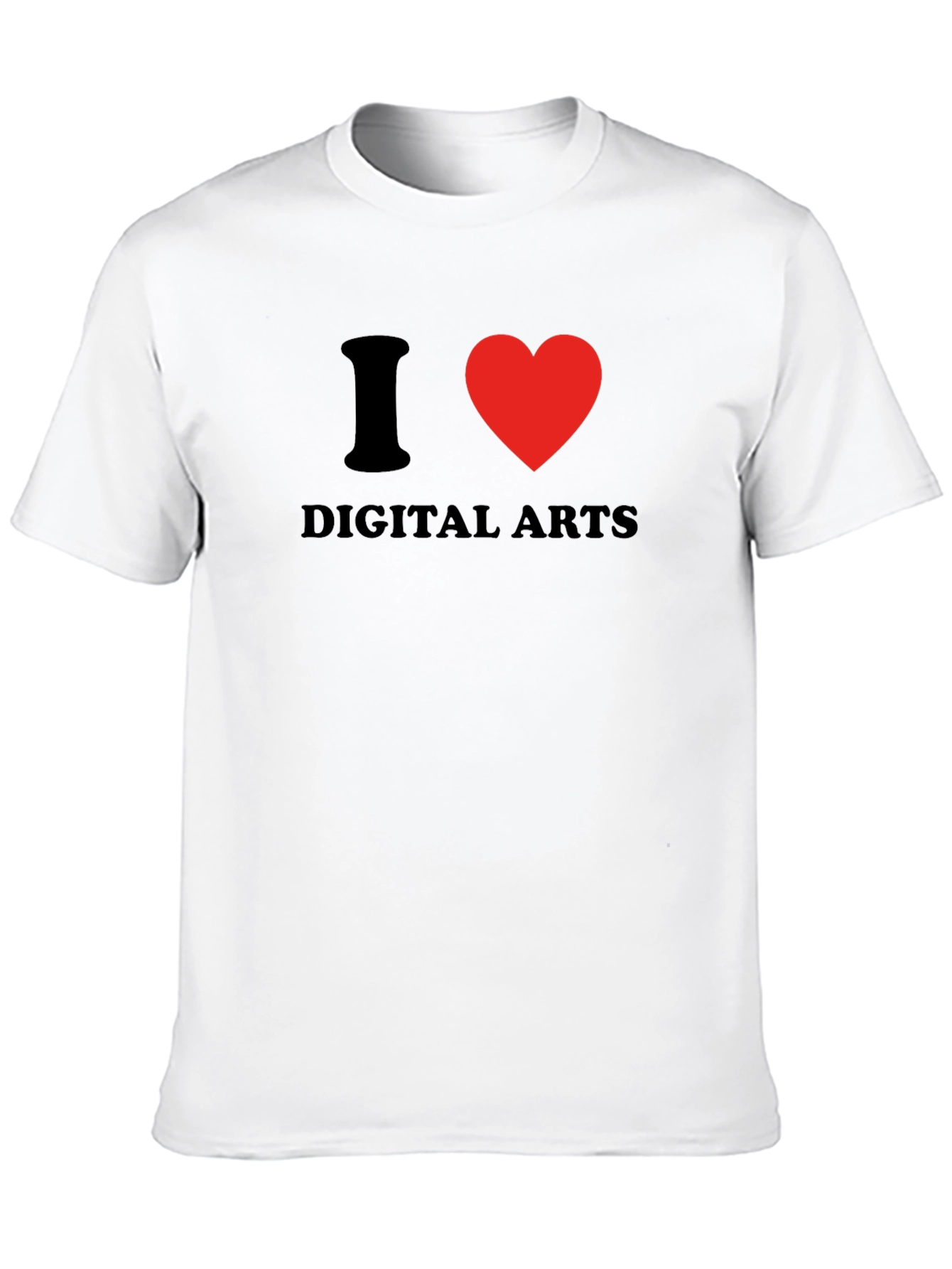 I Heart Digital Arts Black T-Shirt