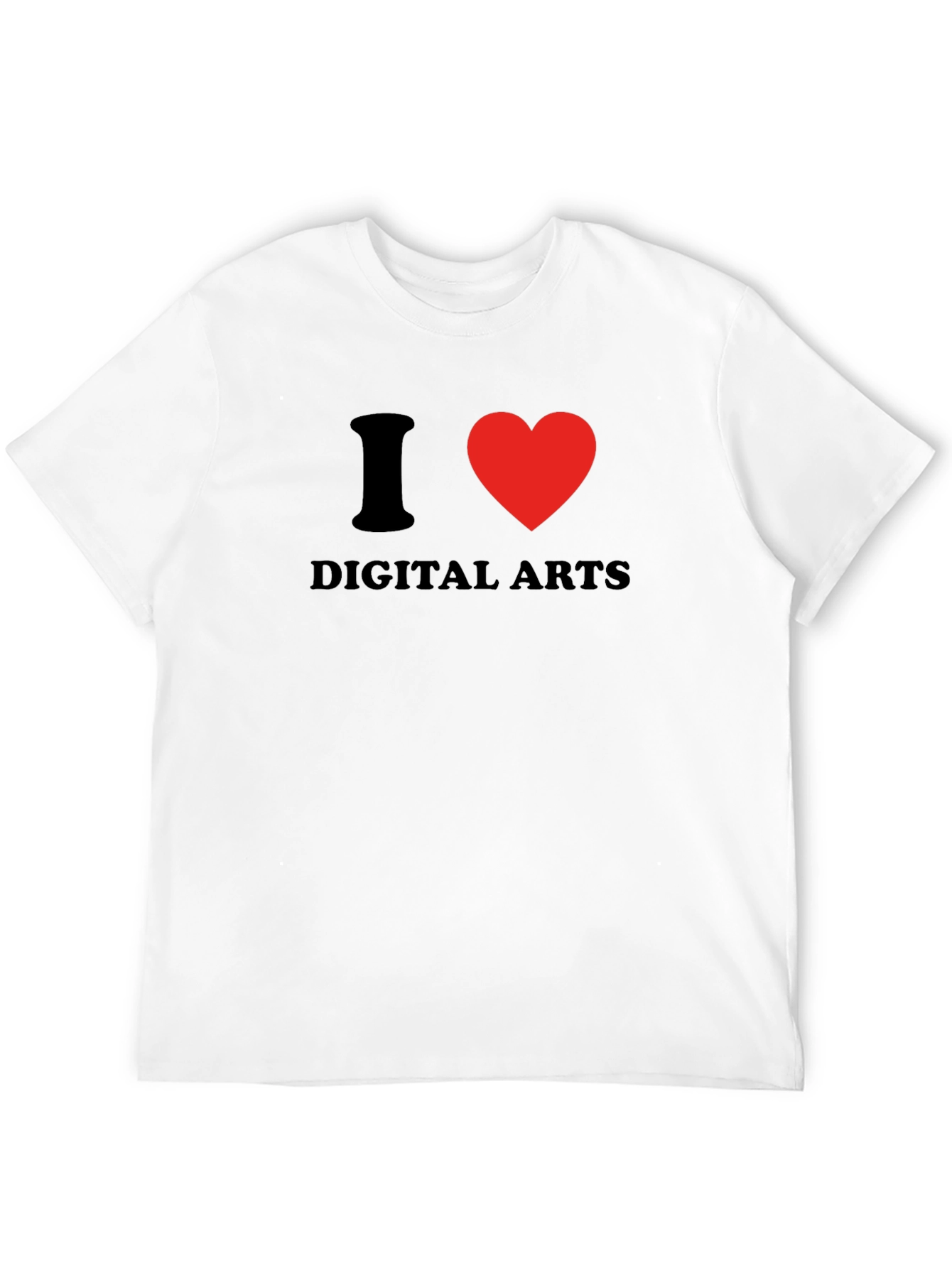 I Heart Digital Arts Black T-Shirt
