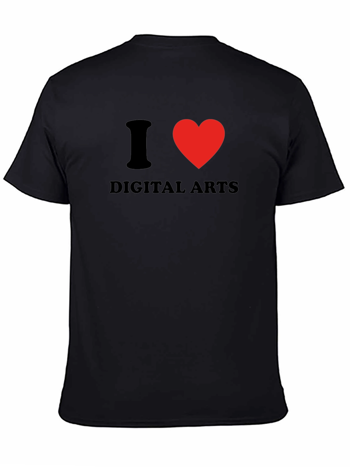 I Heart Digital Arts Black T-Shirt