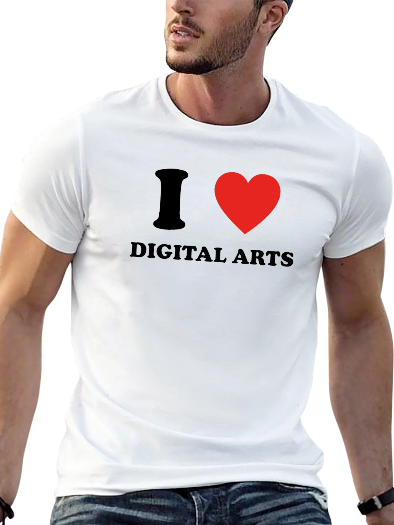 I Heart Digital Arts Black T-Shirt
