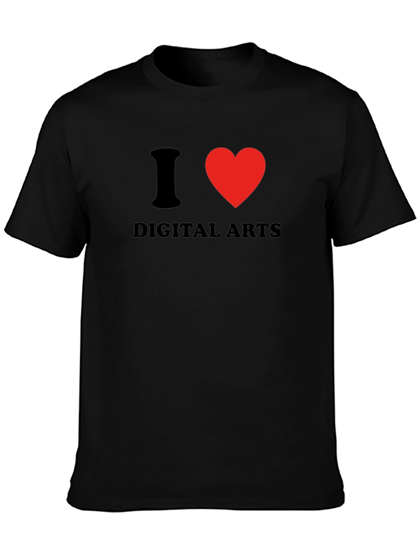 I Heart Digital Arts Black T-Shirt
