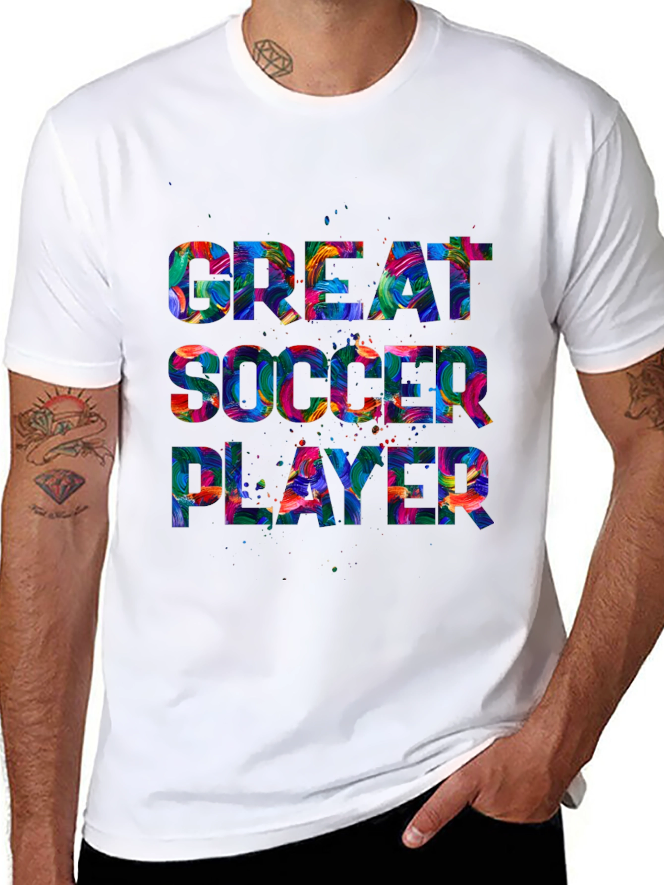 Great Soccer Player Graphic T-Shirt
