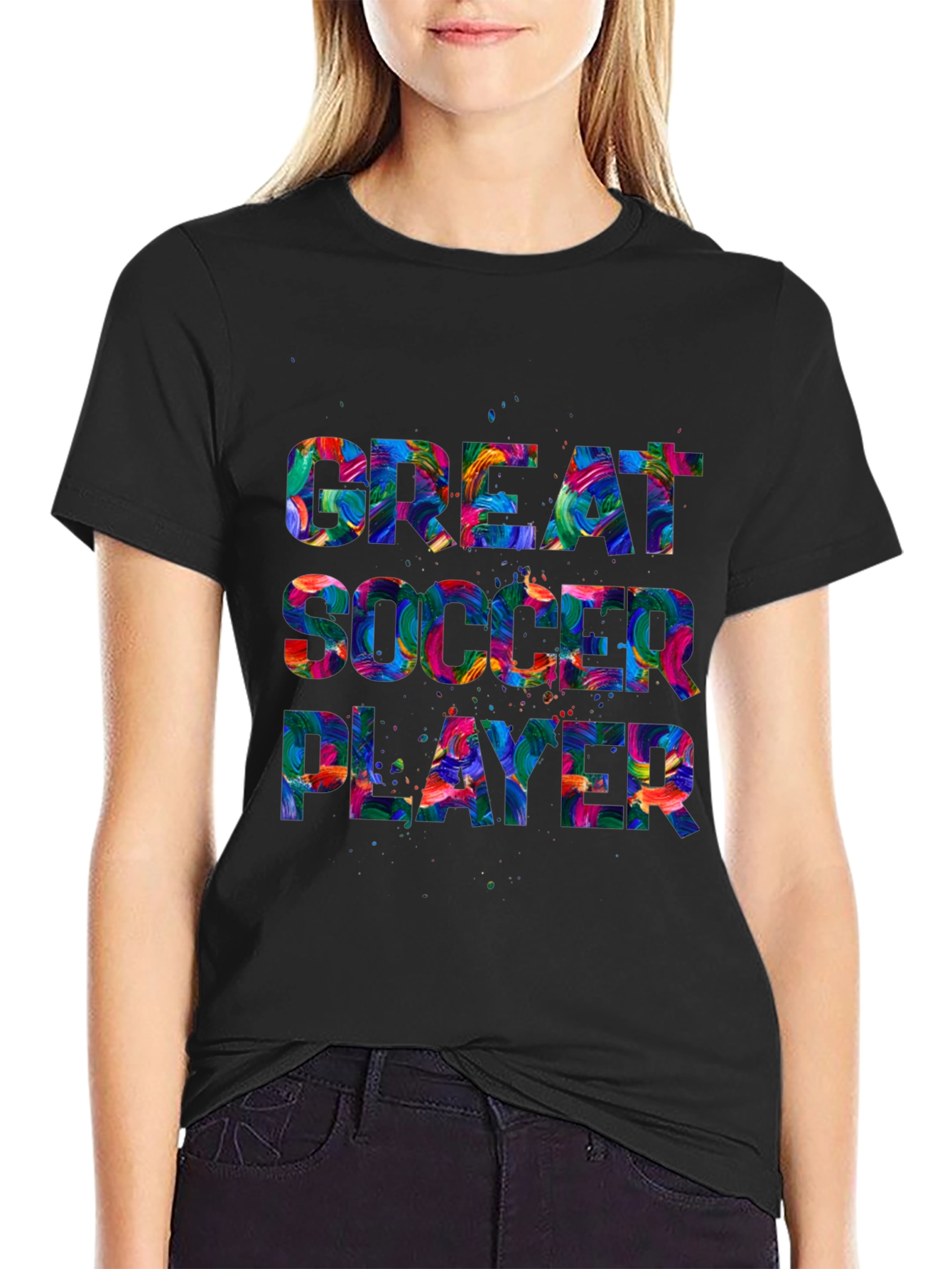 Great Soccer Player Graphic T-Shirt