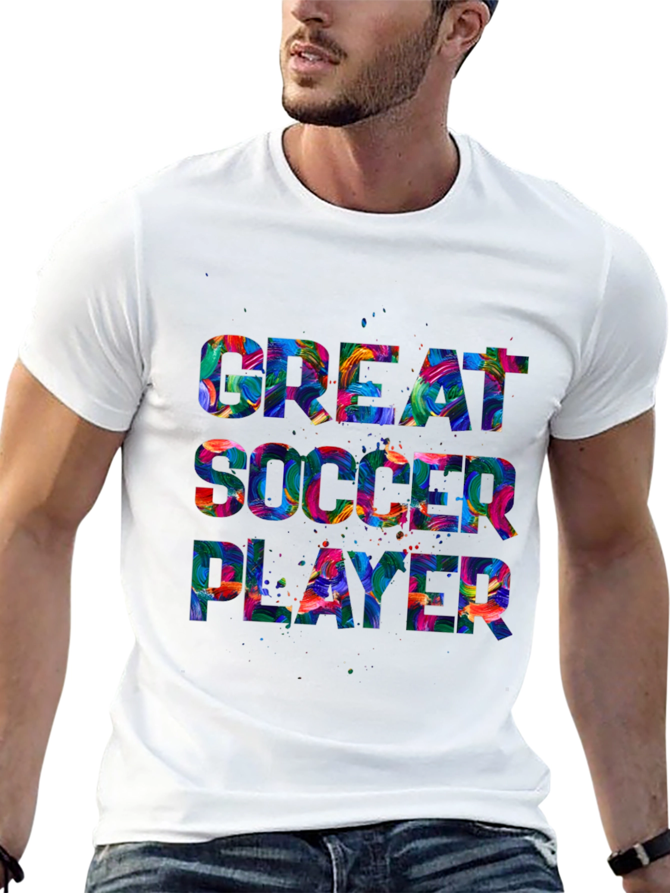 Great Soccer Player Graphic T-Shirt