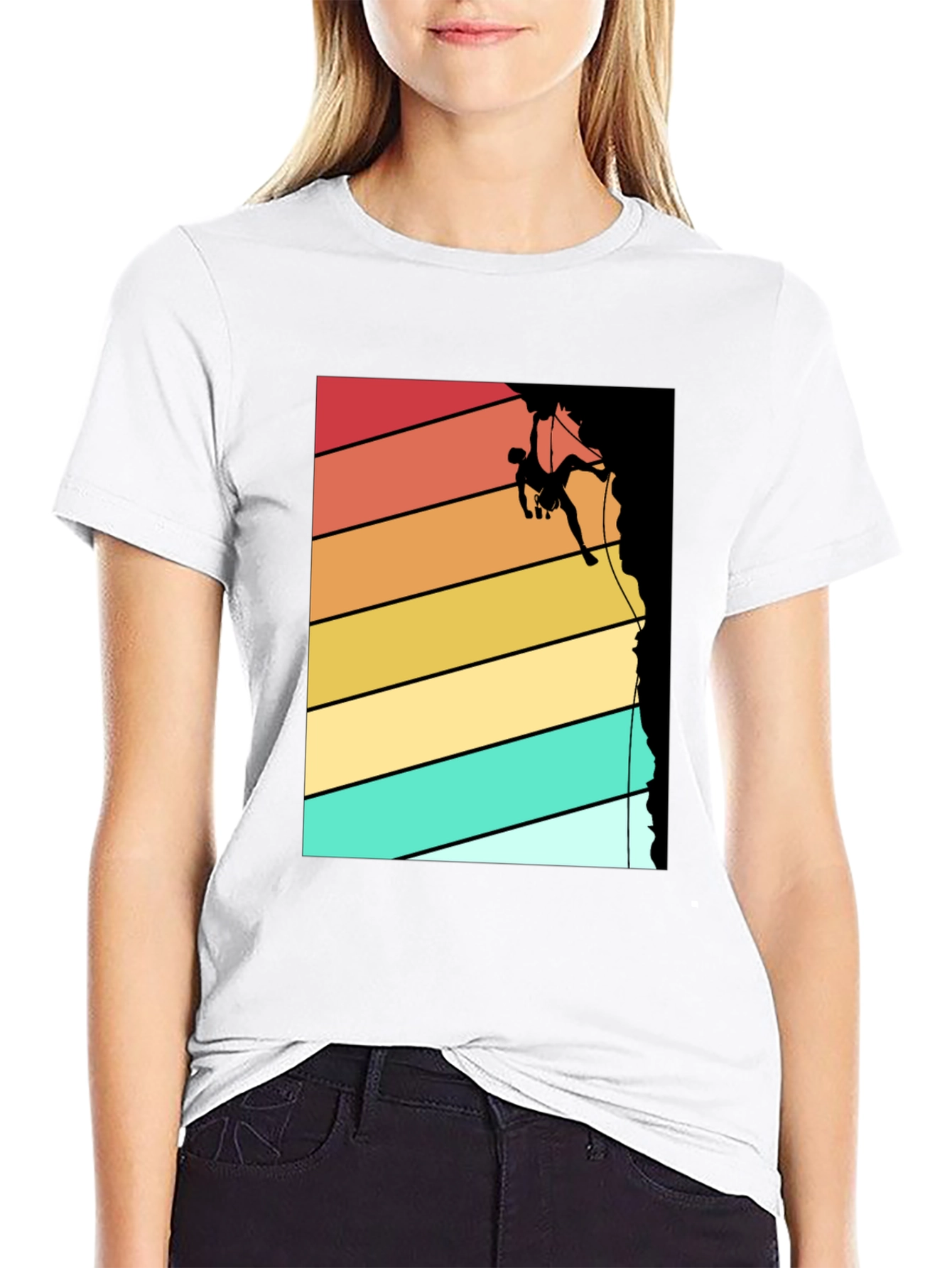 Retro Climbing Graphic Tee - Adventure Ready