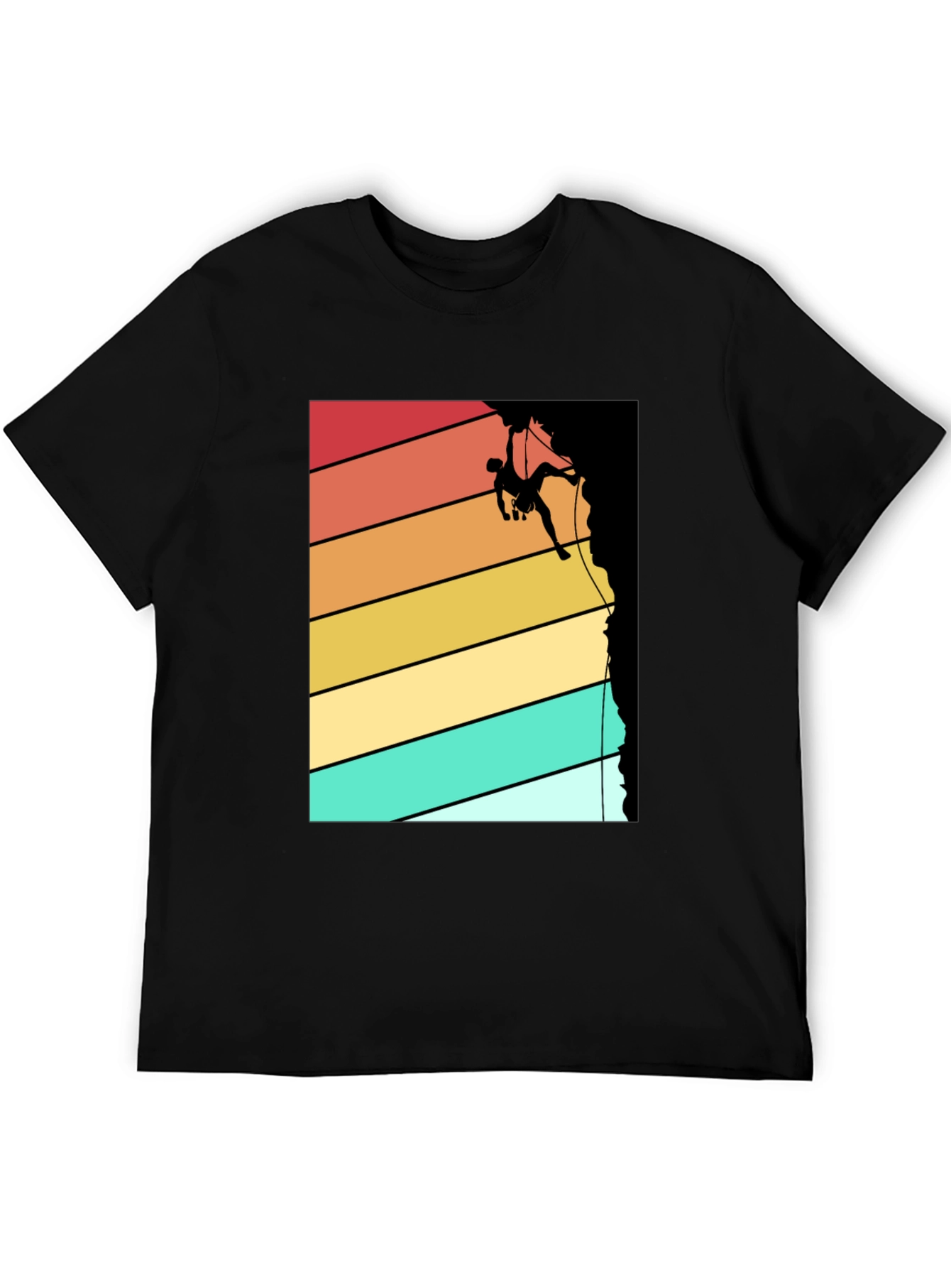 Retro Climbing Graphic Tee - Adventure Ready