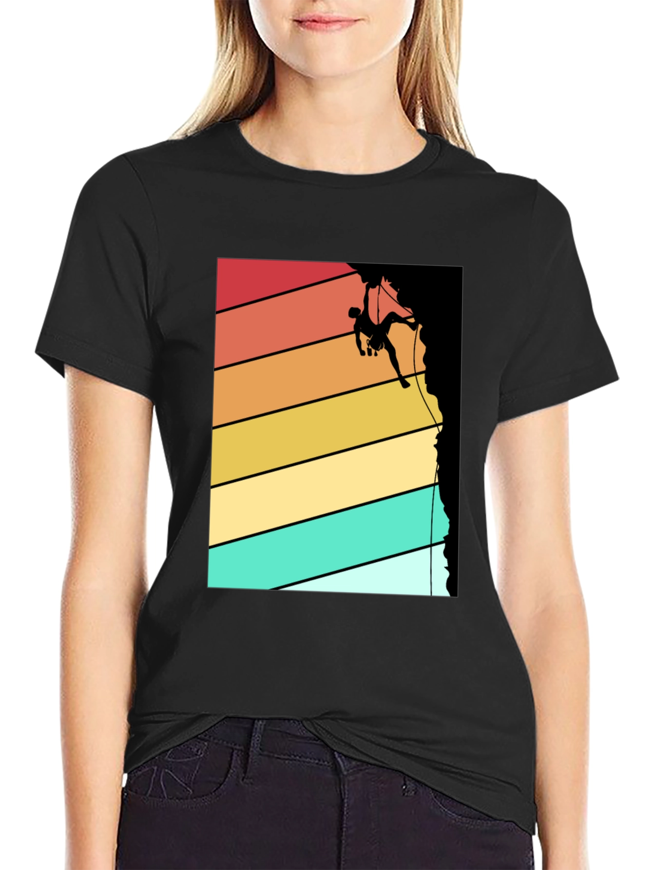 Retro Climbing Graphic Tee - Adventure Ready
