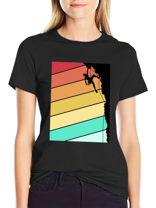 Retro Climbing Graphic Tee - Adventure Ready