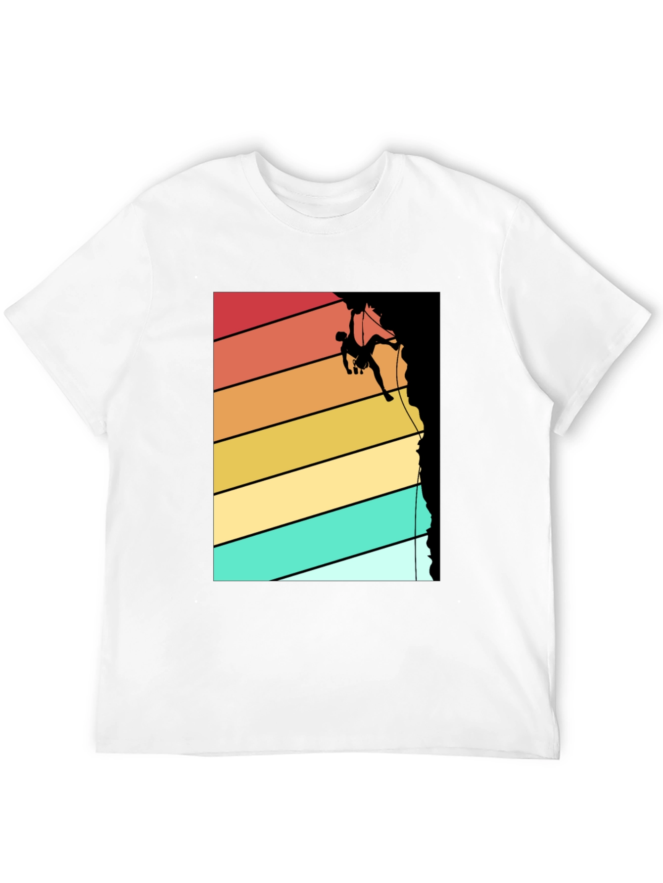 Retro Climbing Graphic Tee - Adventure Ready