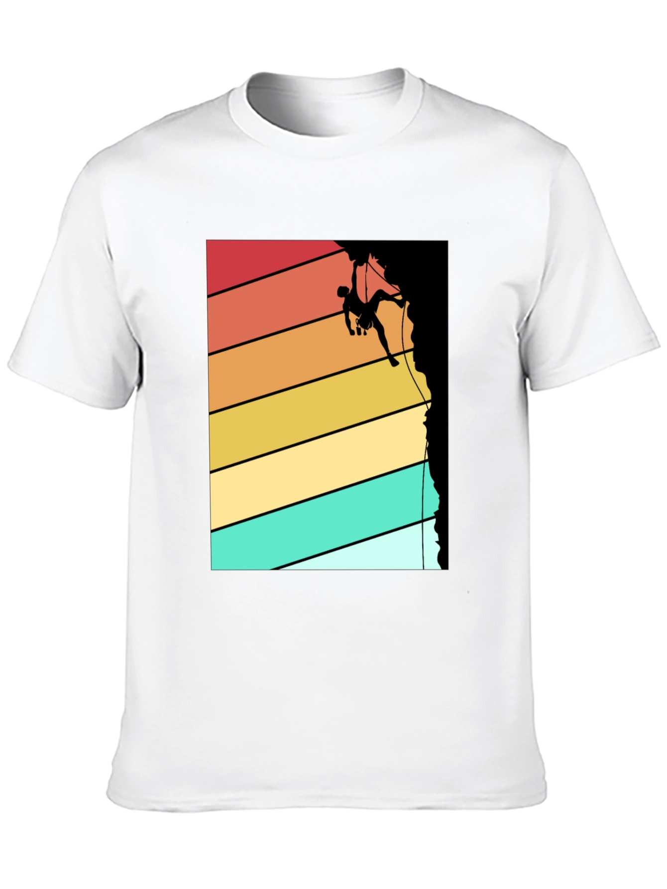 Retro Climbing Graphic Tee - Adventure Ready