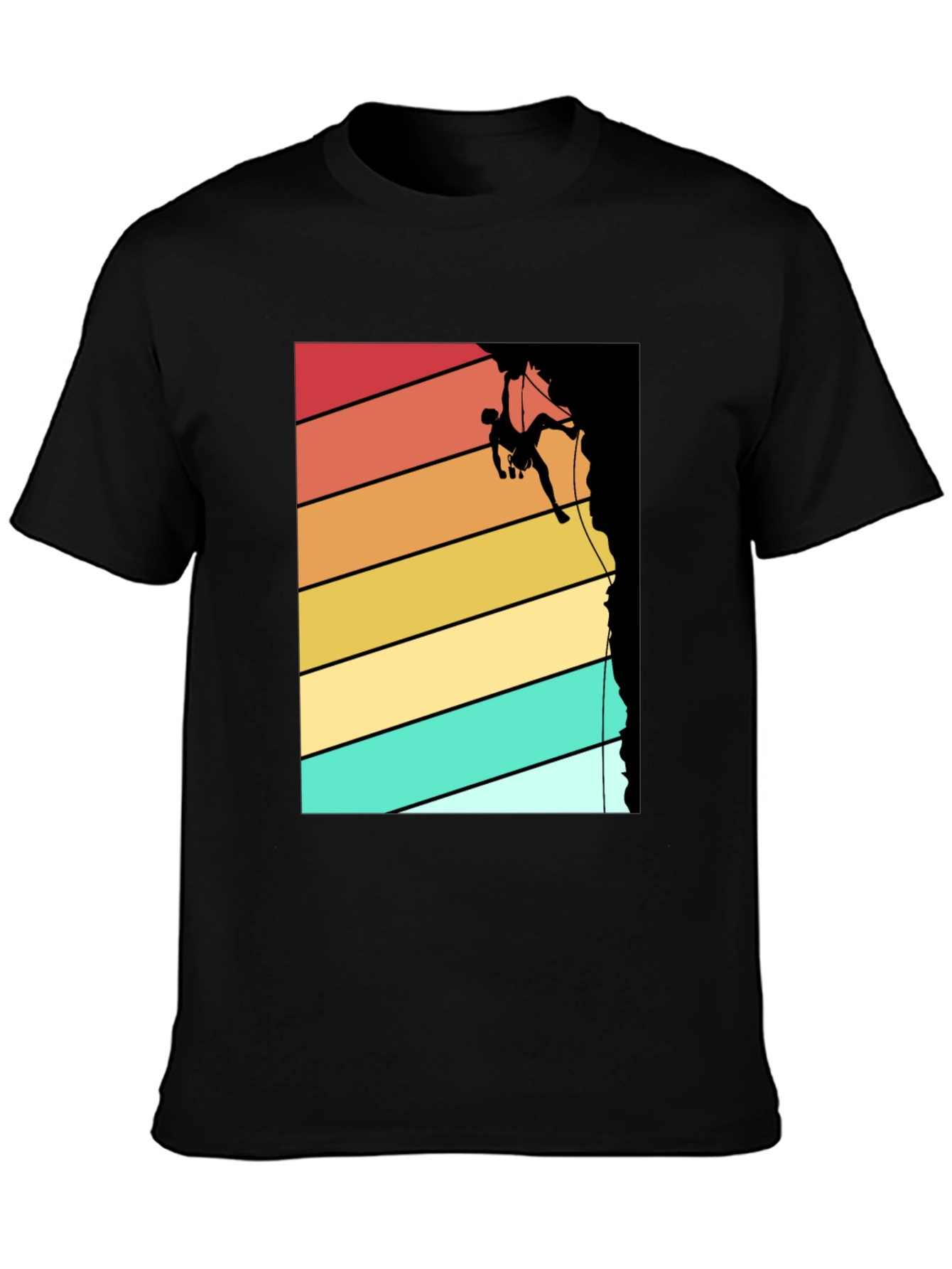 Retro Climbing Graphic Tee - Adventure Ready