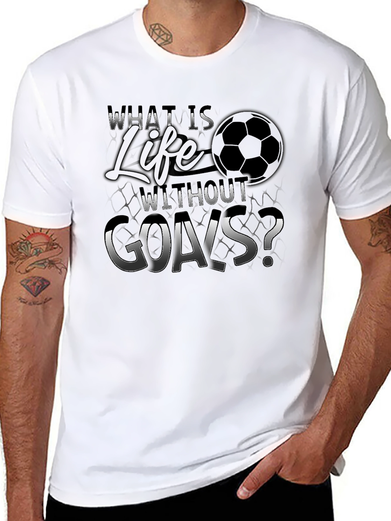 Soccer Life T-Shirt - What is Life Without Goals?