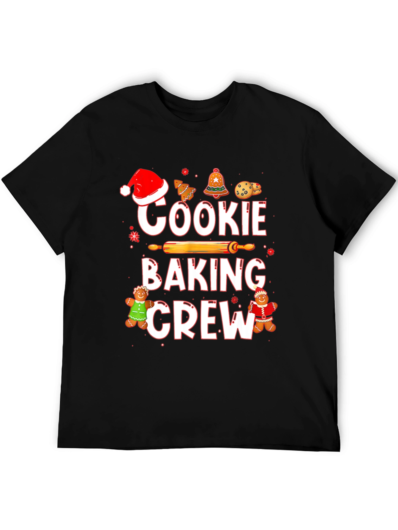 Cookie Baking Crew Christmas T-Shirt