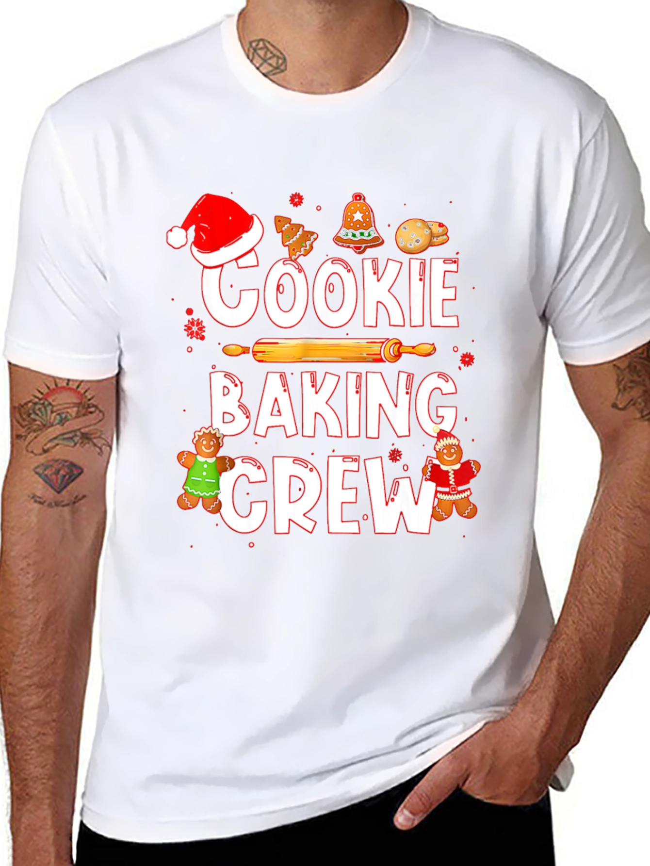 Cookie Baking Crew Christmas T-Shirt