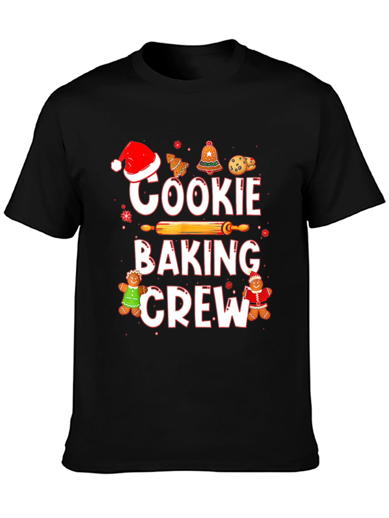 Cookie Baking Crew Christmas T-Shirt
