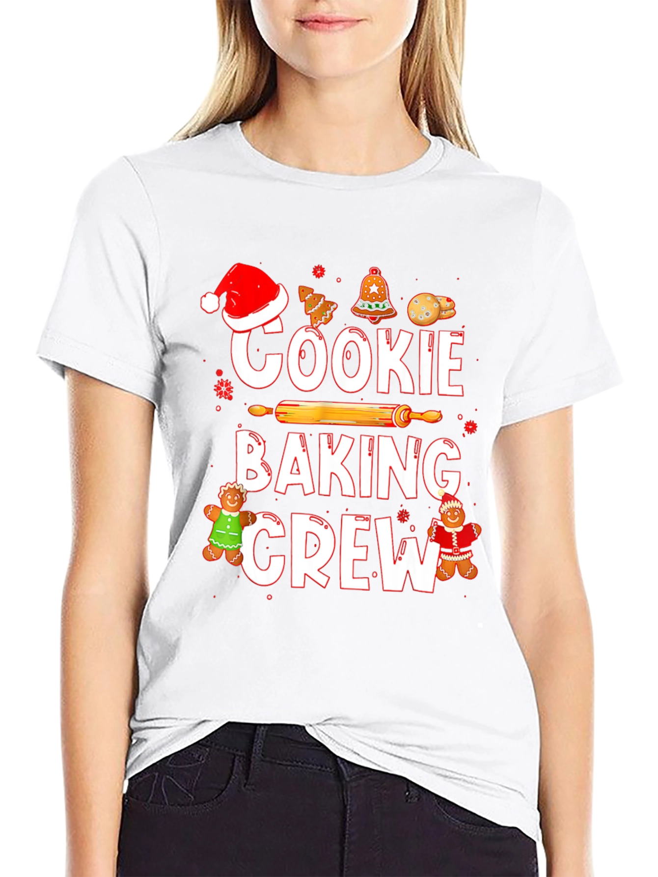 Cookie Baking Crew Christmas T-Shirt