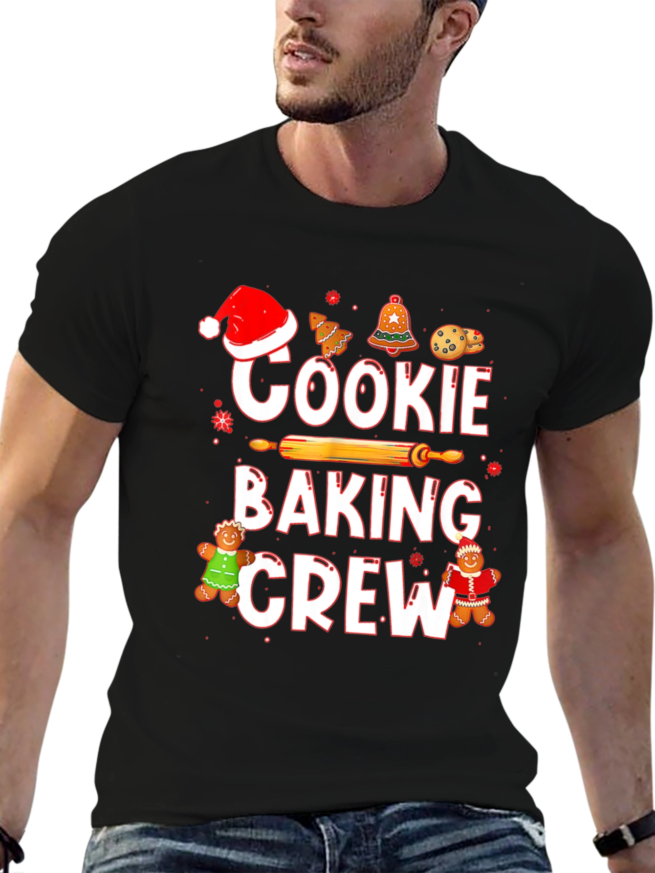 Cookie Baking Crew Christmas T-Shirt