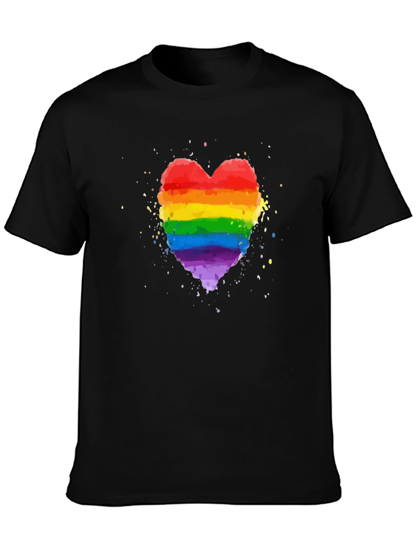 Rainbow Heart Graphic Tee