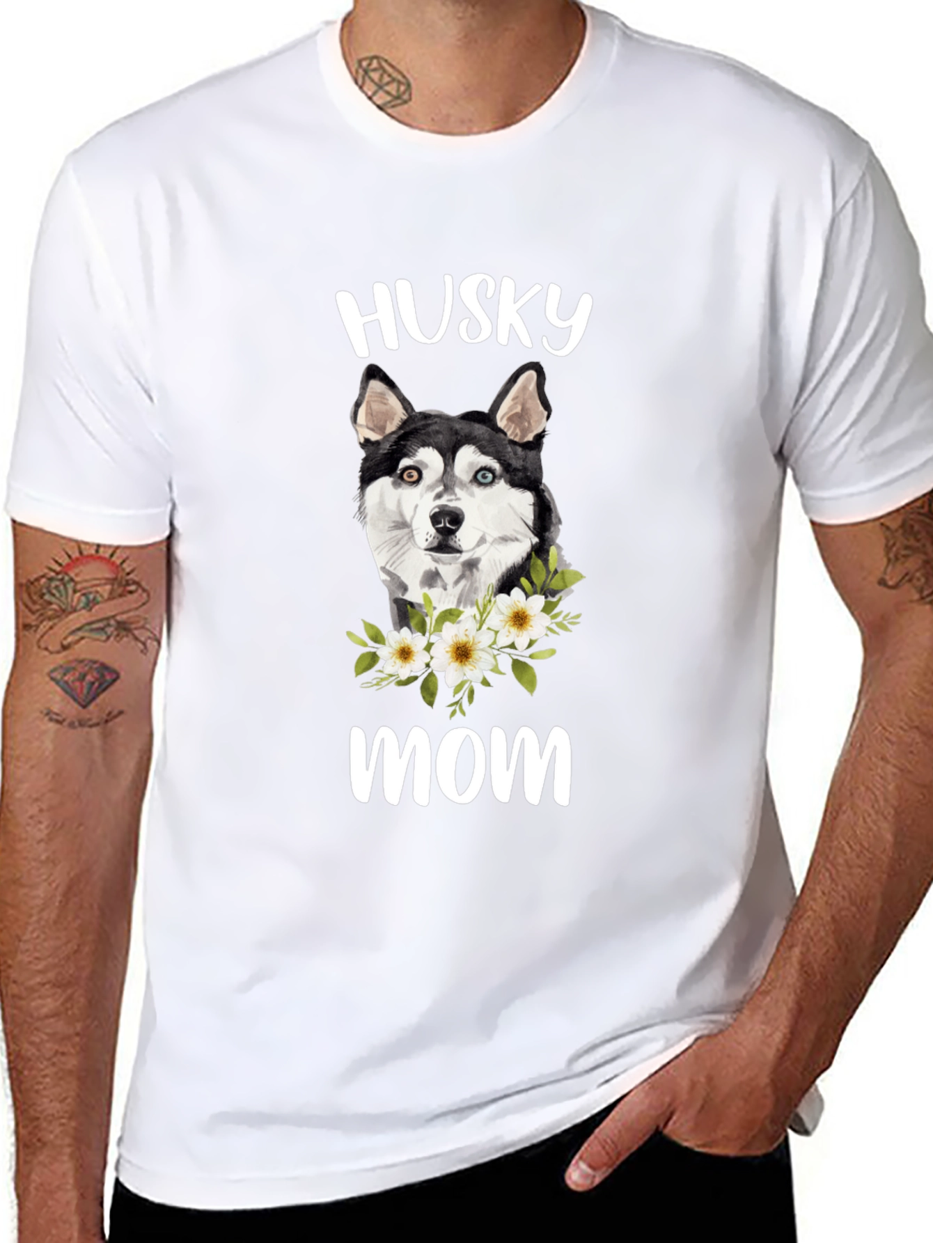 Husky Mom T-Shirt - Cute Dog Lover Tee