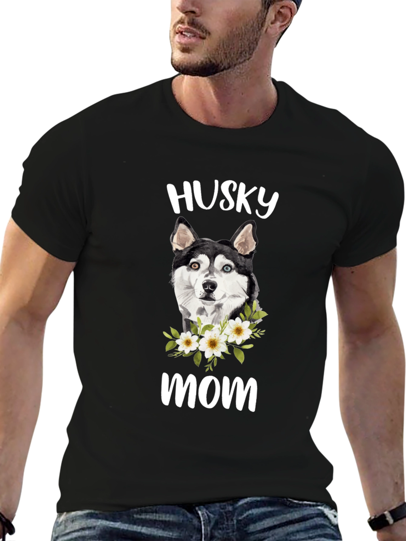 Husky Mom T-Shirt - Cute Dog Lover Tee
