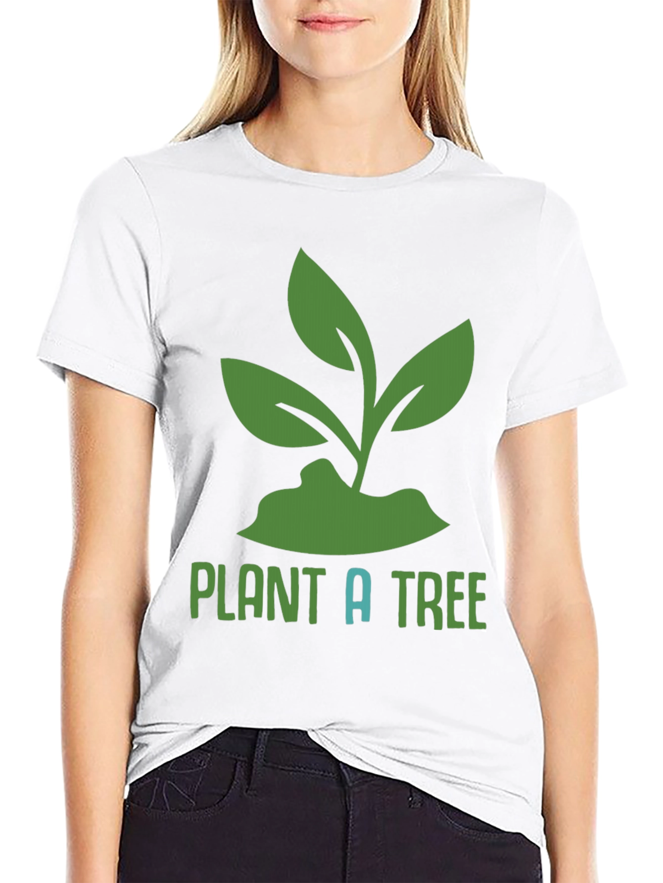 Plant a Tree Graphic Tee - Eco-Friendly T-Shirt