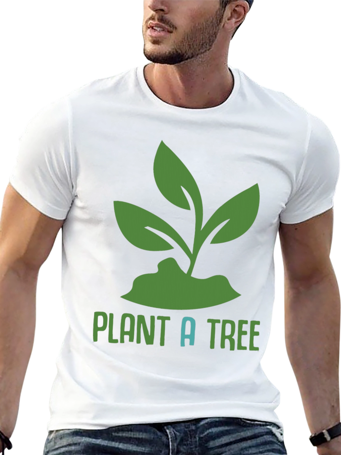 Plant a Tree Graphic Tee - Eco-Friendly T-Shirt