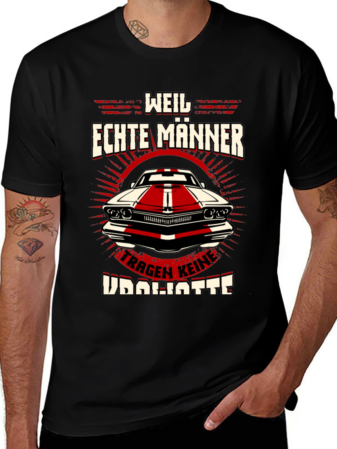 Weil Echte Männer Car T-Shirt