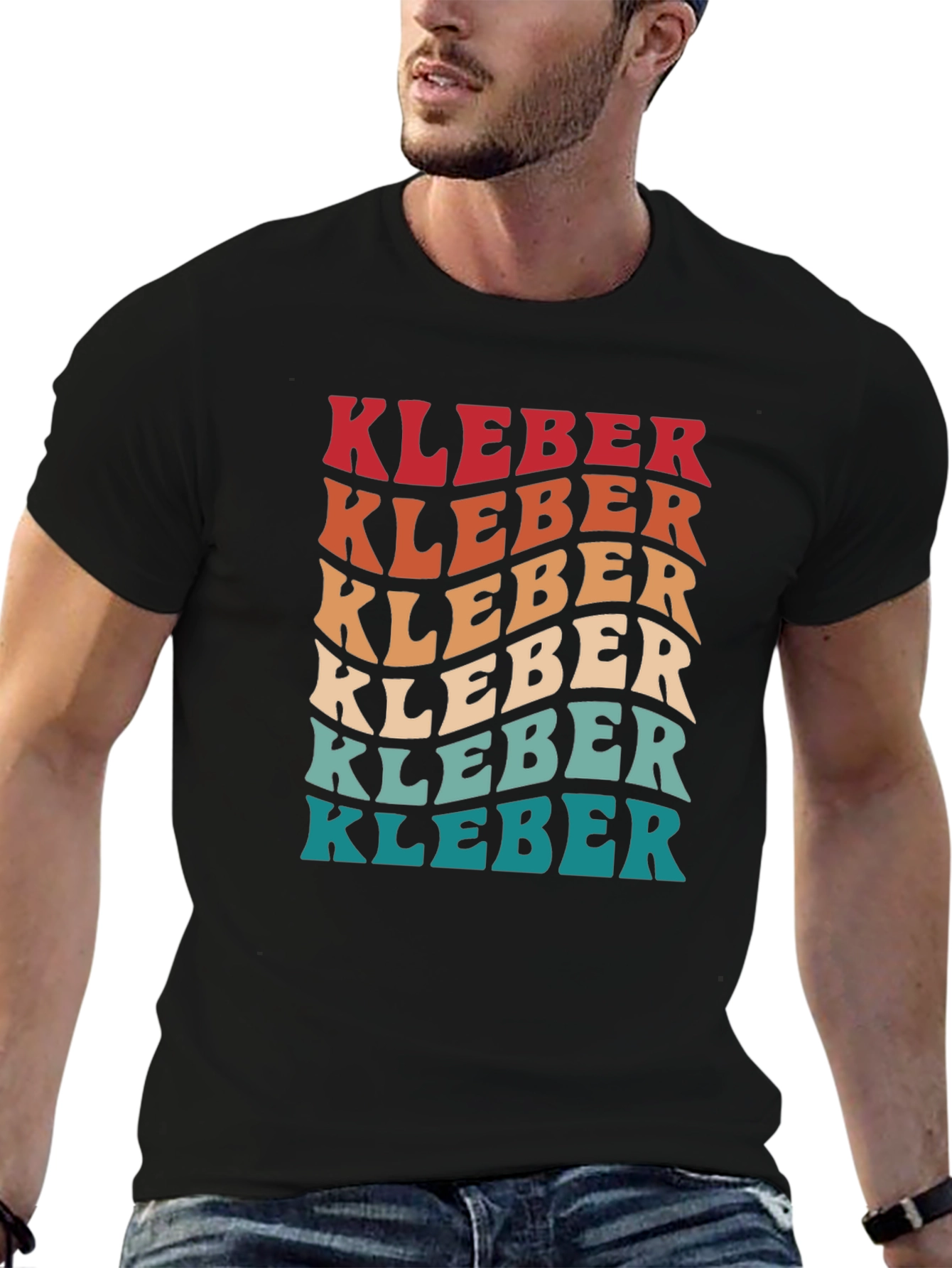 KLEBER Retro Graphic T-Shirt - Funky 70s Style